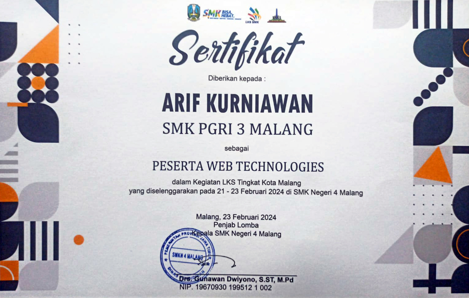 LKS Kota Malang 2024 Peserta